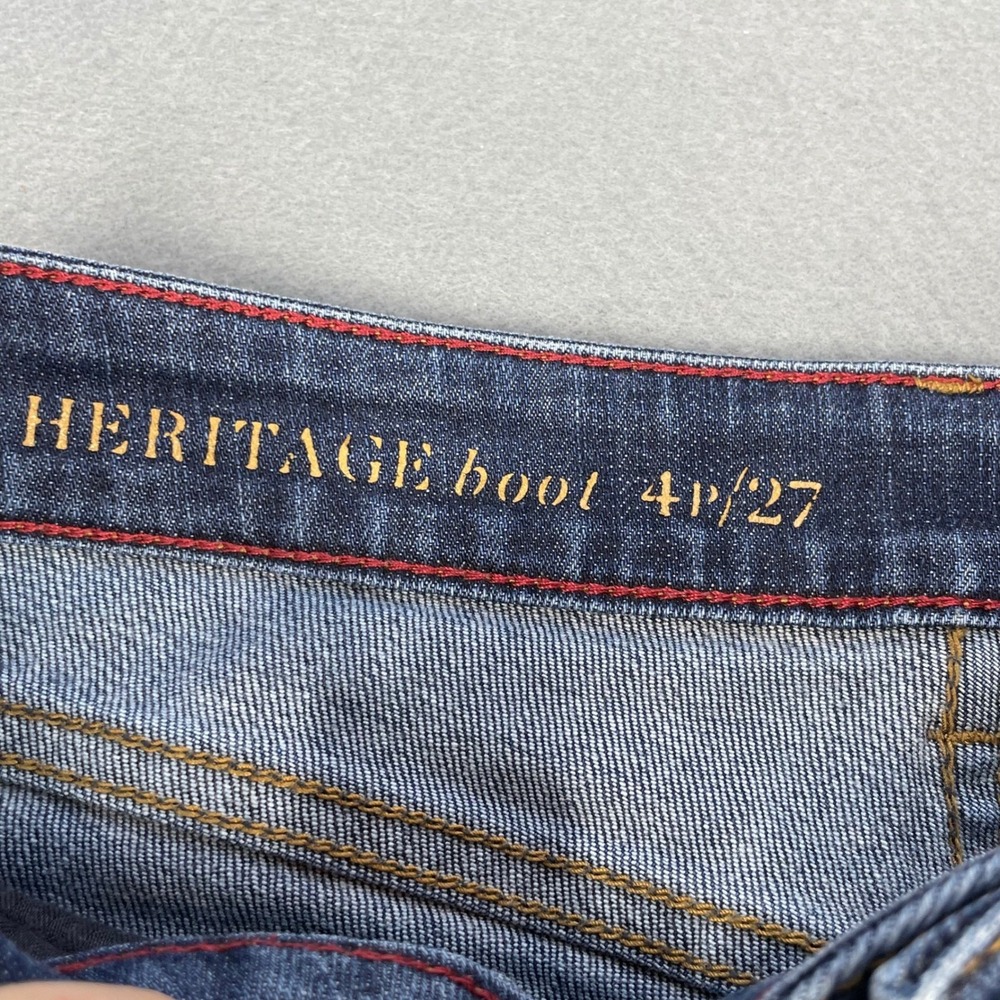 Talbots Dark Wash Heritage Bootcut Denim Jeans Women 4P - Picture 5 of 9